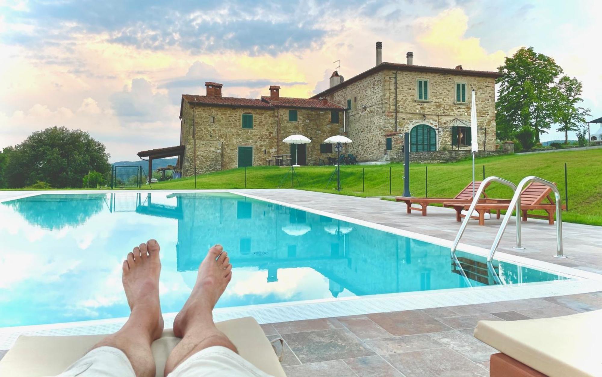 Agriturismo I Poggilunghi Civitella in Val di Chiana Bagian luar foto