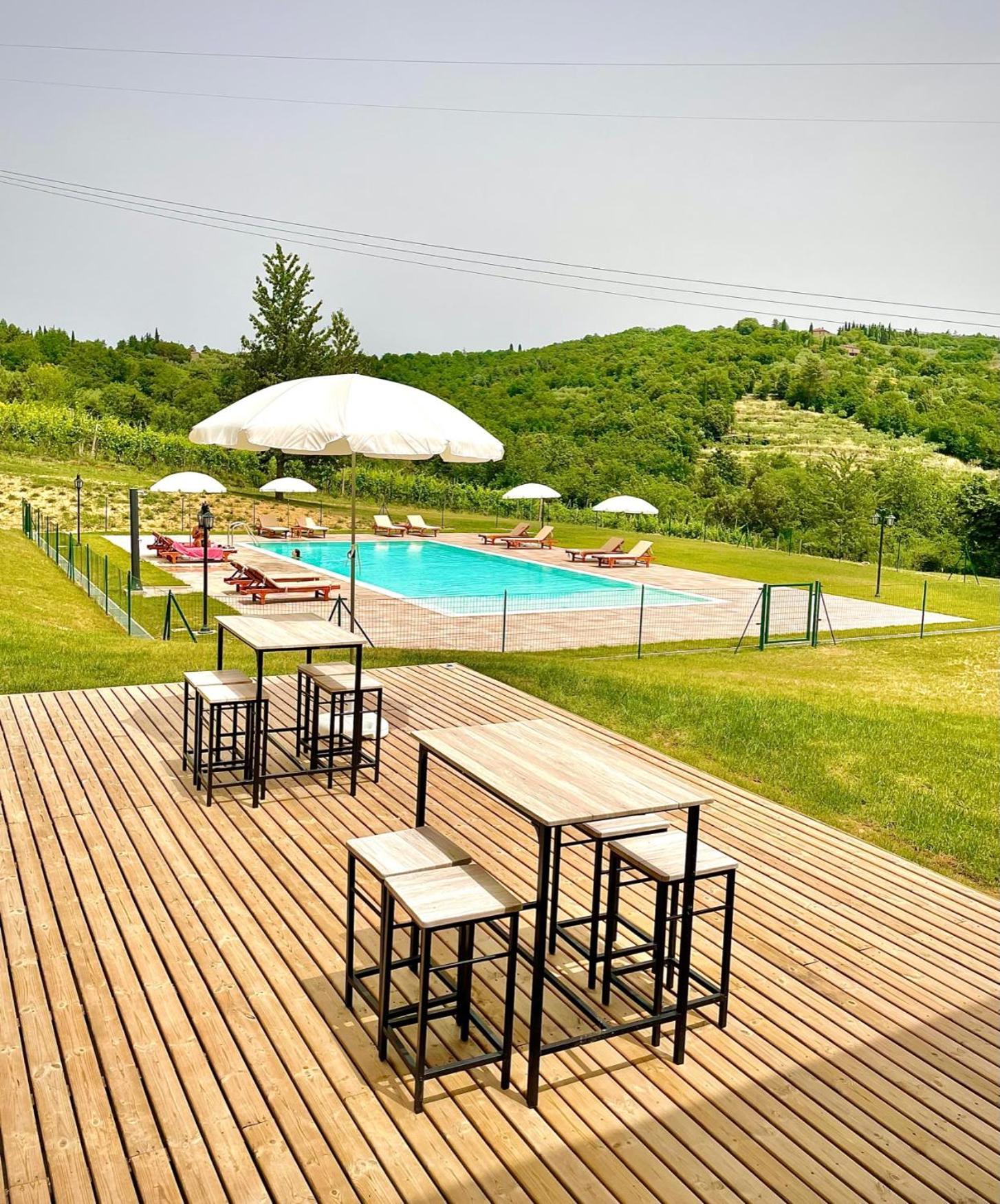 Agriturismo I Poggilunghi Civitella in Val di Chiana Bagian luar foto